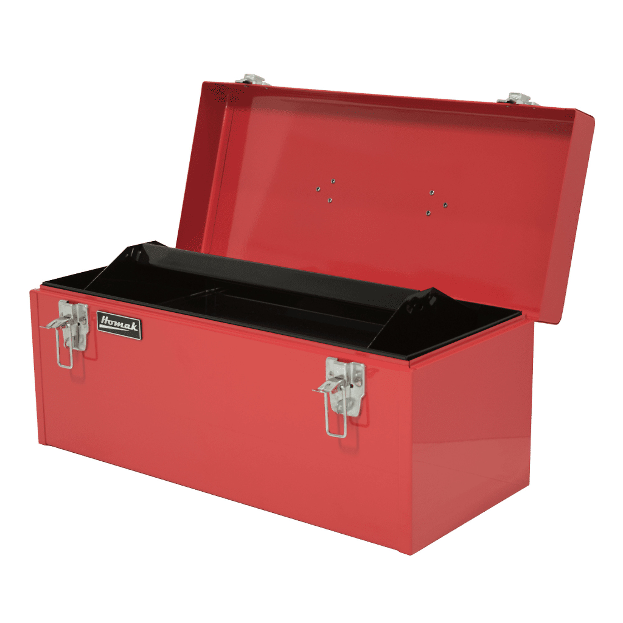 Homak, 20" High Tool Box W/ Black Metal Tray, Red, Heavy-duty 21-gauge steel, Model #  RD00120920